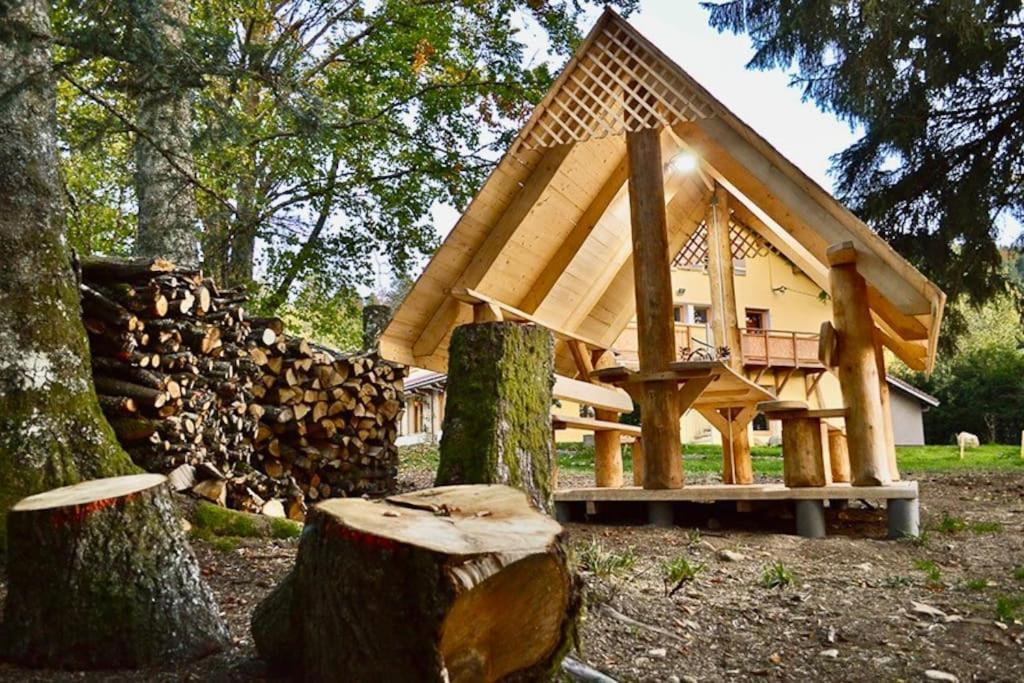Le Petit Loup, Appartement Neuf Avec Jardin Gerbepal Экстерьер фото